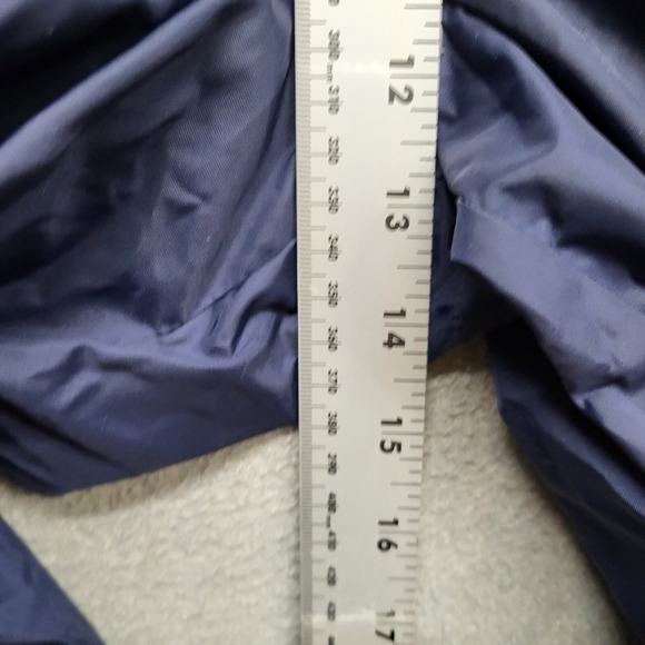 Nike‎ Men Activewear Pants XL Blue Windbreaker Logo Spellout Drawstring - Picture 6 of 11